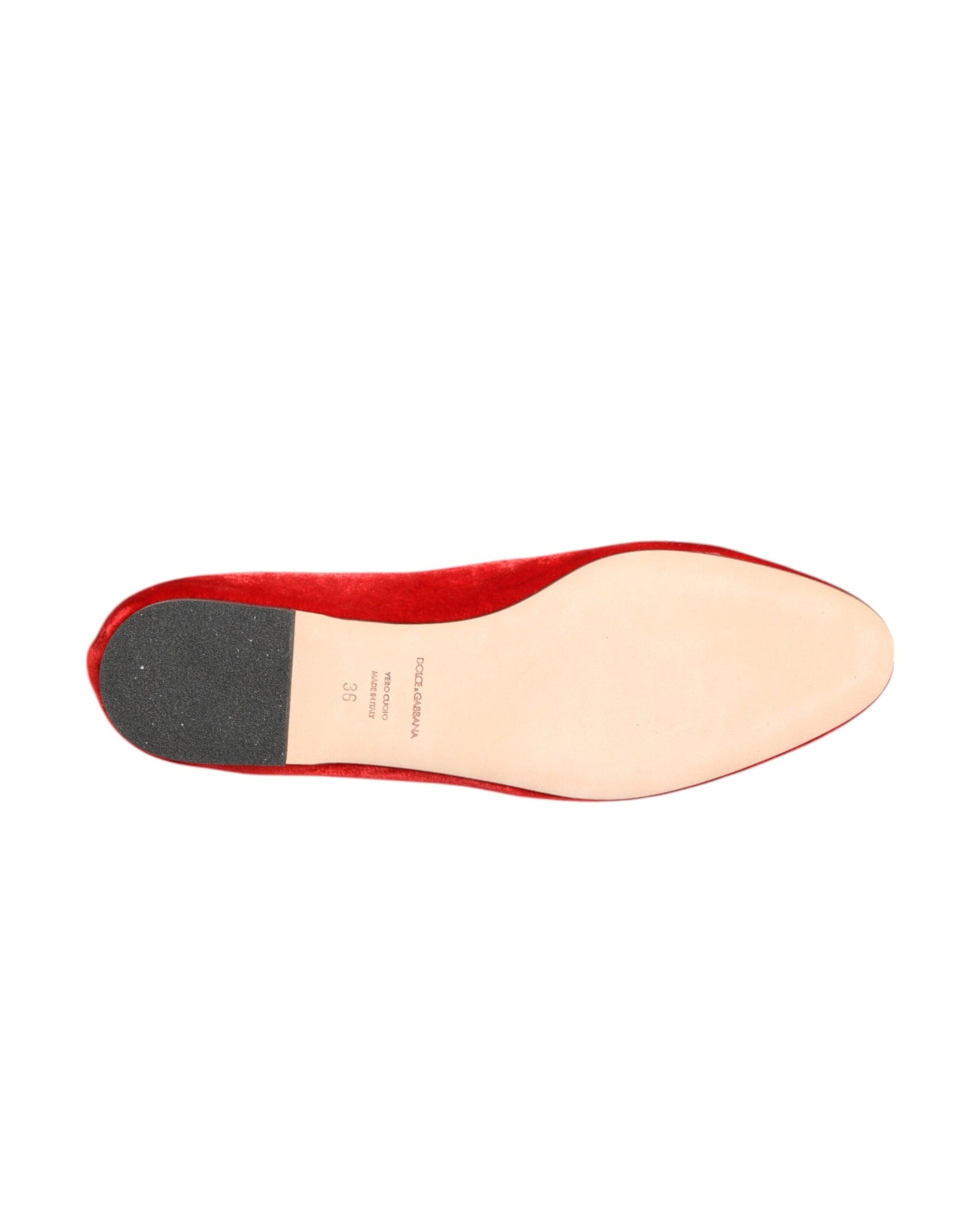 Dolce & Gabbana Red Velvet Dg Heart Loafers Flats Shoes Glam Steals