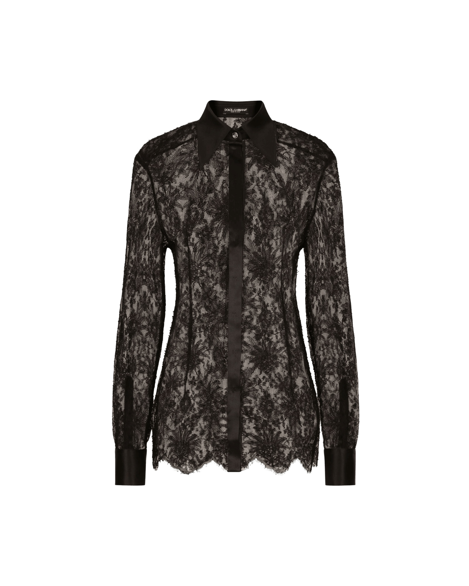 Dolce & Gabbana Semi Transparent Shirt Glam Steals