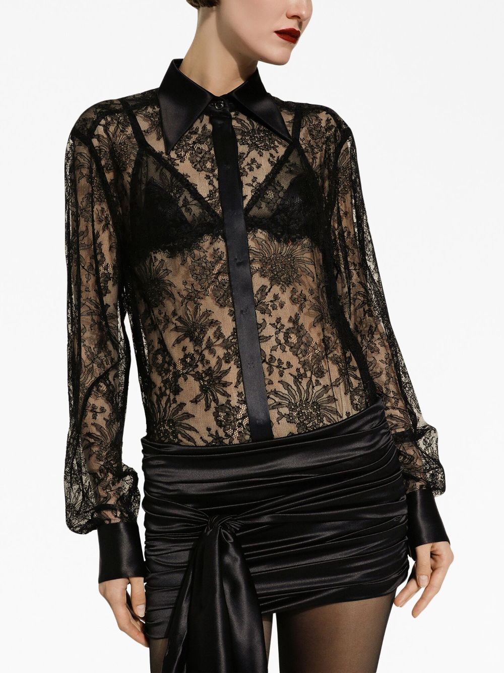 Dolce & Gabbana Semi Transparent Shirt Glam Steals