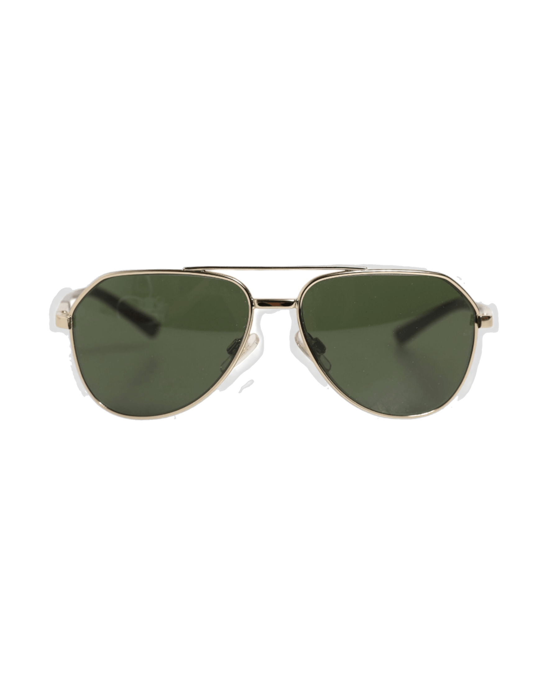Dolce & Gabbana Silver Dg2125 Frame Aviator Shades Eyewear Sunglasses Sunglasses