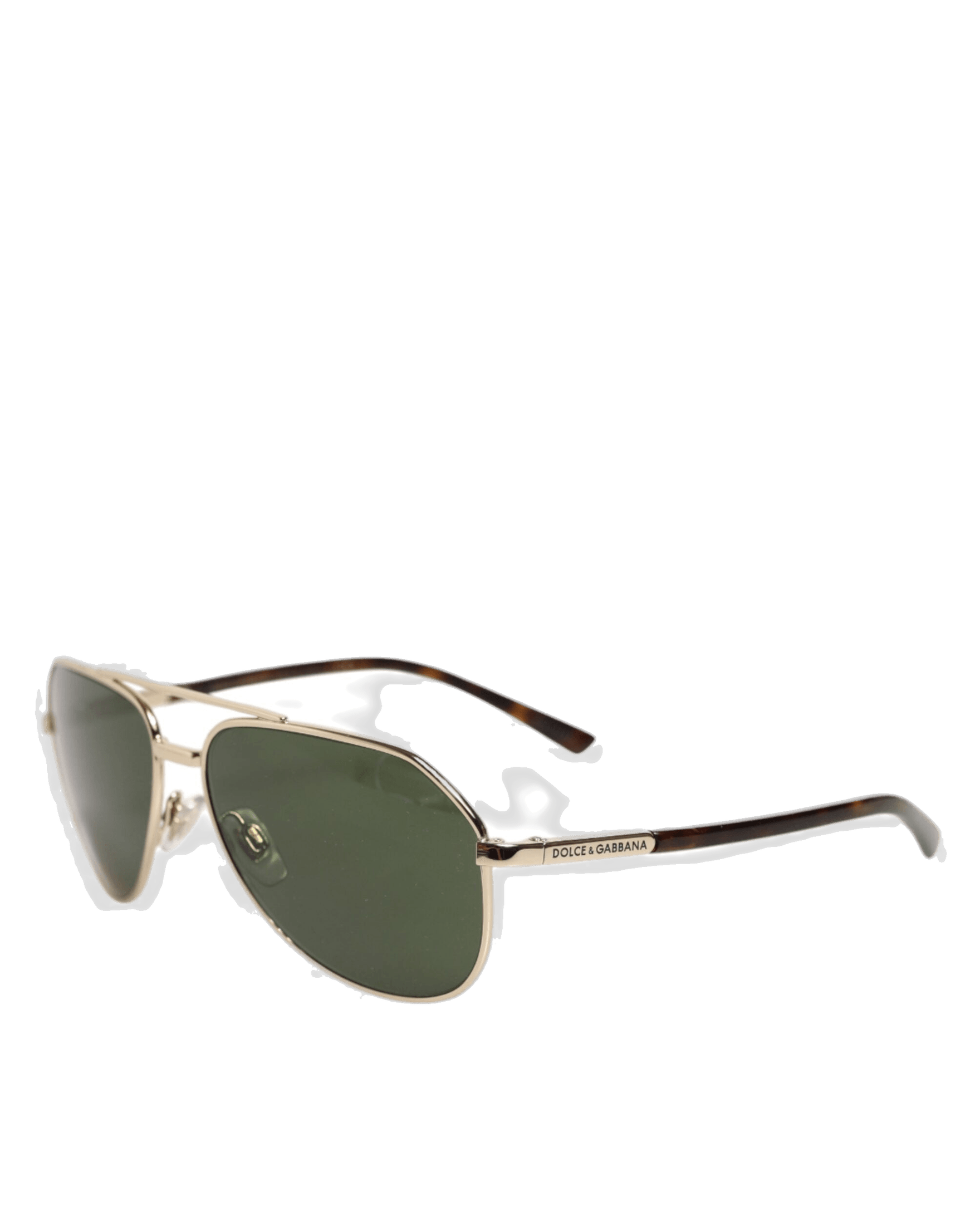 Dolce & Gabbana Silver Dg2125 Frame Aviator Shades Eyewear Sunglasses Sunglasses