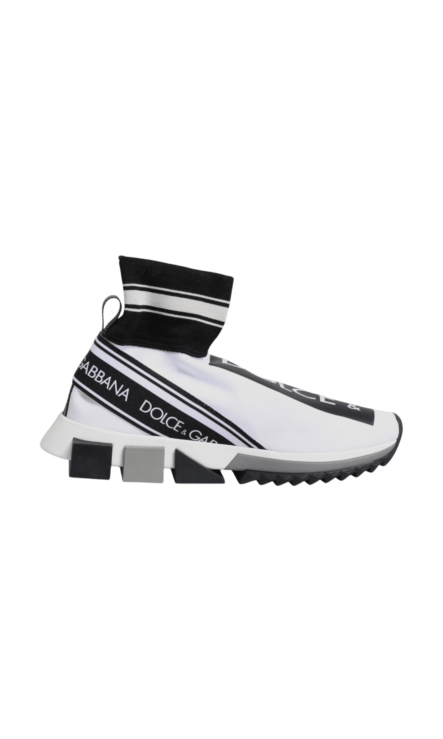 Dolce & Gabbana Sorrento Socks Sneakers Black Shoes Glam Steals