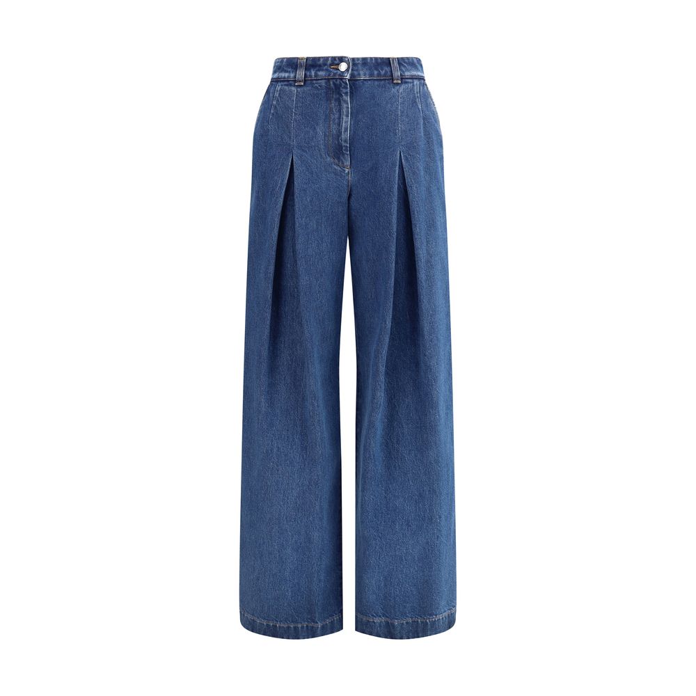 Dolce & Gabbana Straight Jeans with Pinces Glam Steals