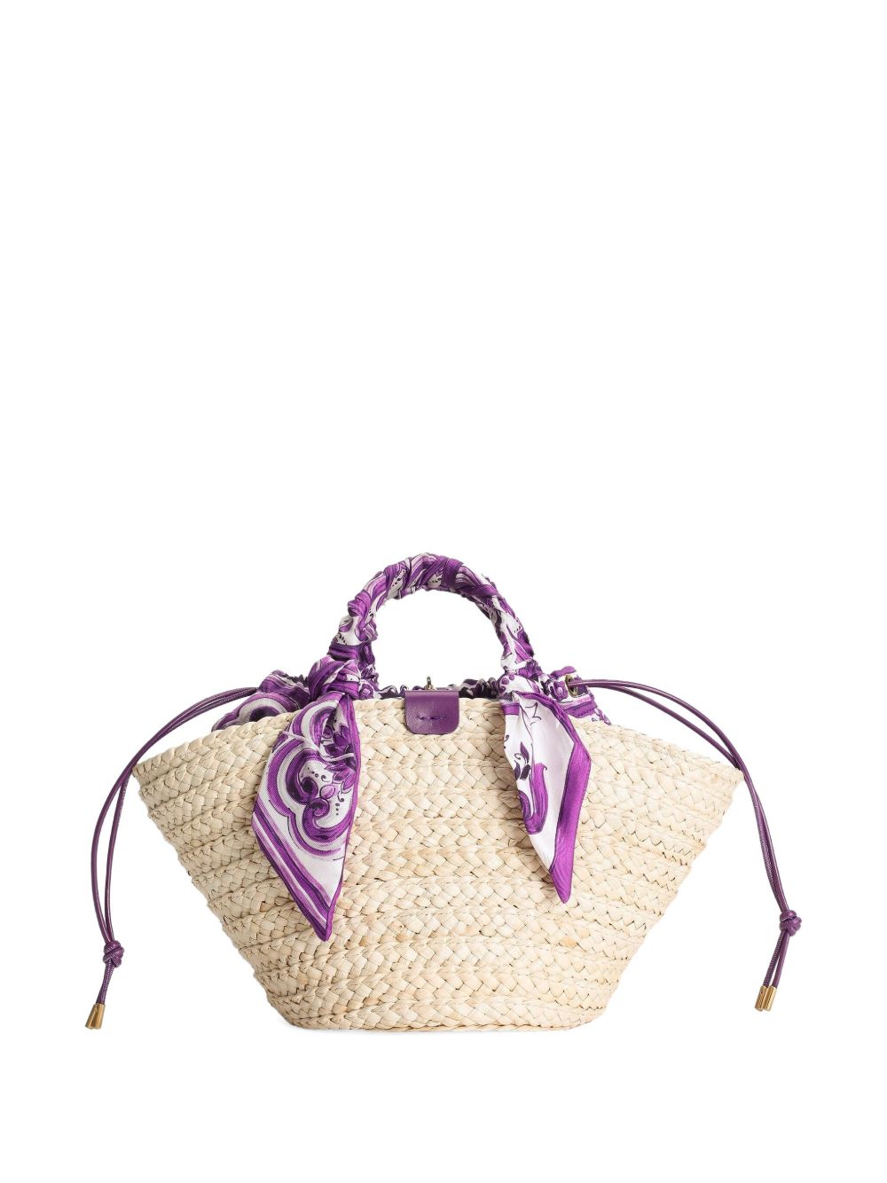 Dolce & Gabbana Straw Kendra Basket Glam Steals