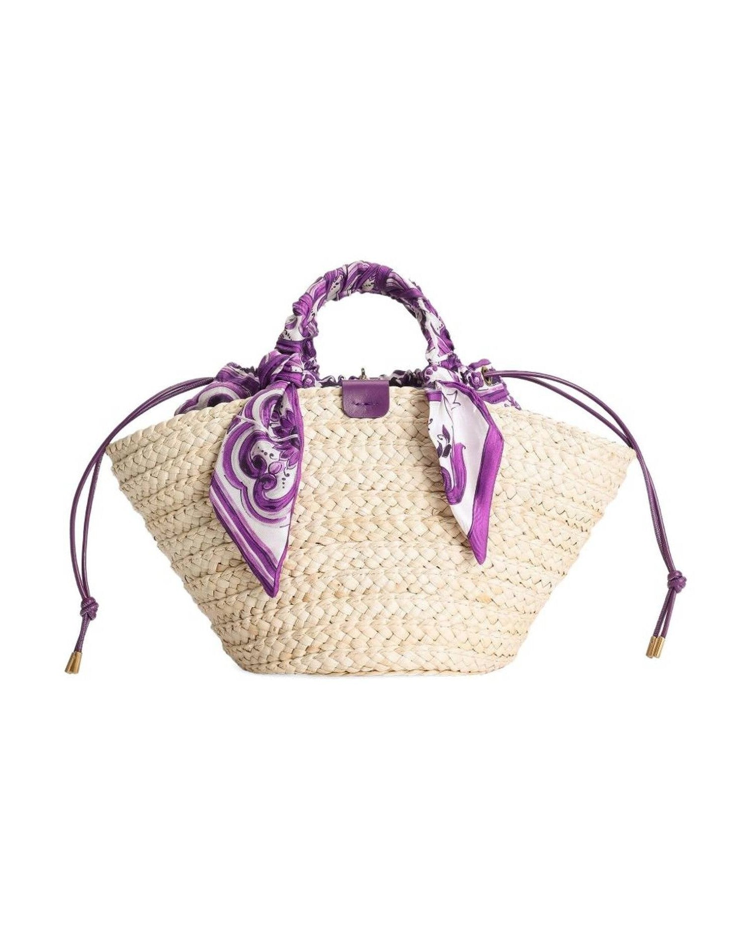 Dolce & Gabbana Straw Kendra Basket Glam Steals