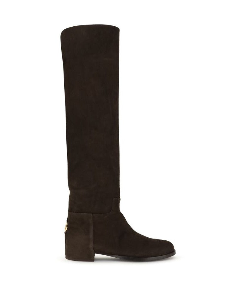 Dolce & Gabbana Suede High Boots Glam Steals