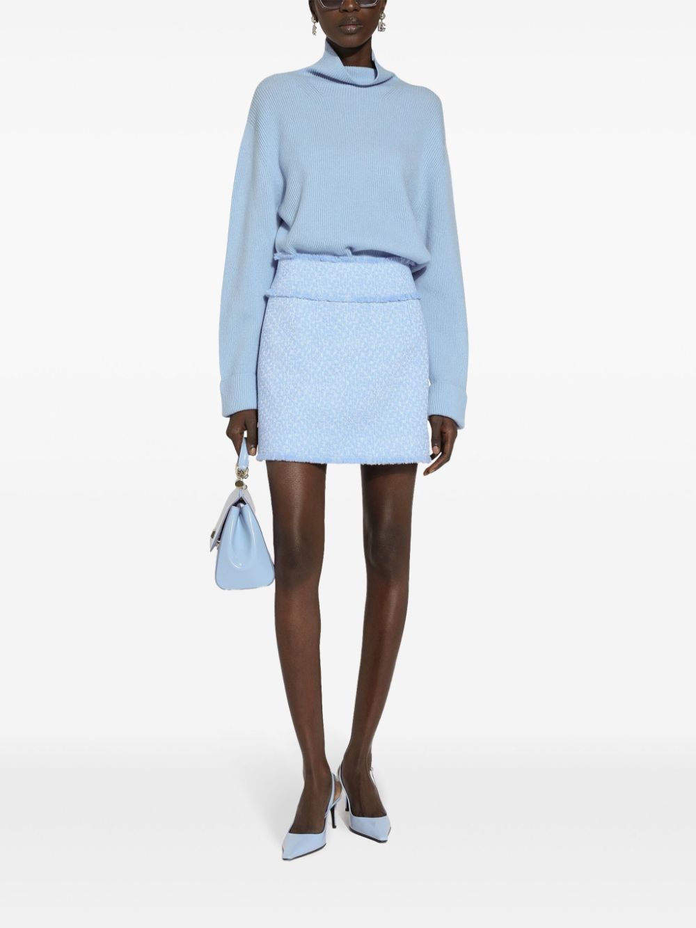Dolce & Gabbana Tweed Mini Skirt Glam Steals