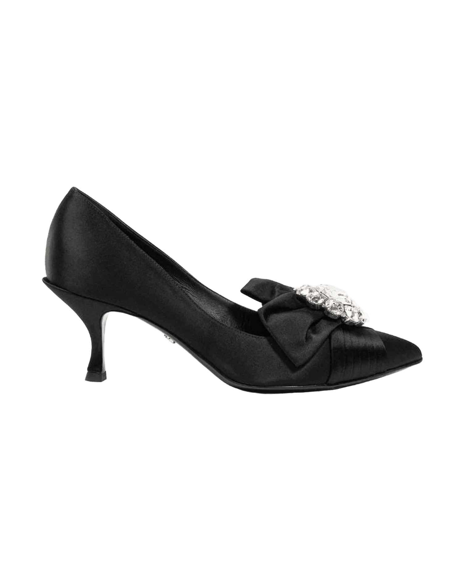 Dolce & Gabbana Viscose Black Pump Glam Steals