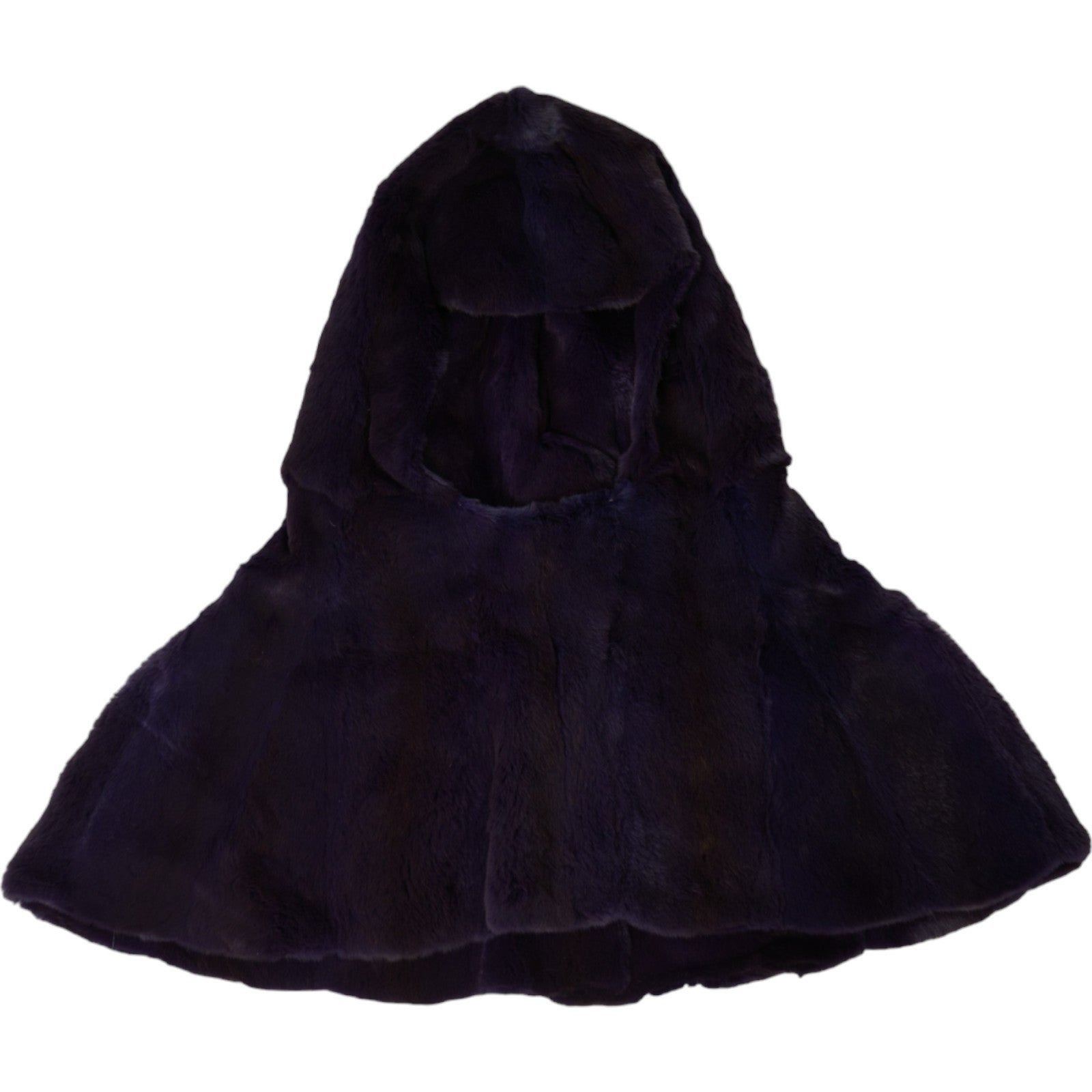 Dolce & Gabbana Weasel Fur Whole Head Wrap Black Hat Glam Steals