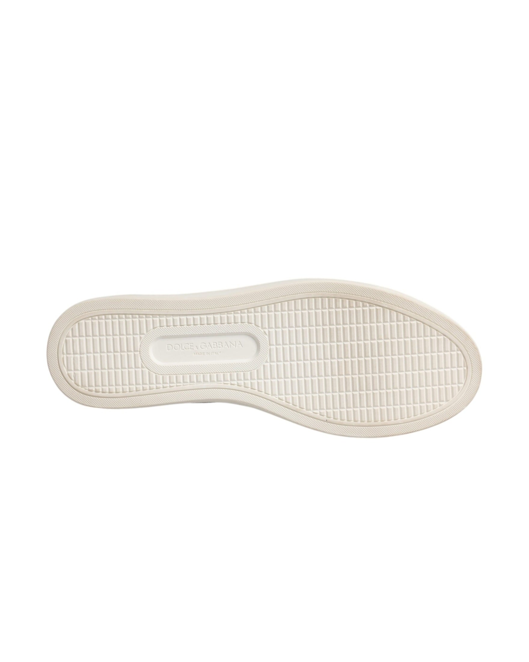 Dolce & Gabbana White Classic Calf Leather Sneakers Shoes Glam Steals