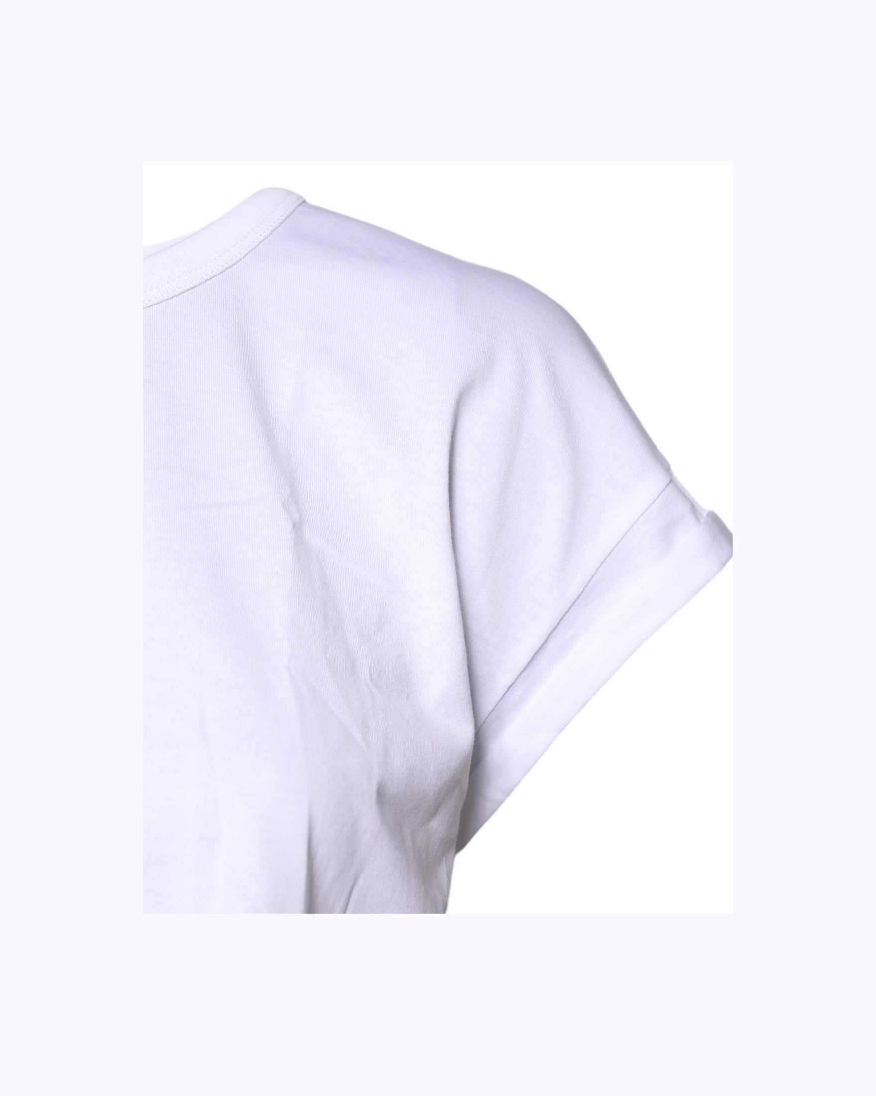 Dolce & Gabbana White Cotton Crew Neck Cropped T-shirt Top Glam Steals