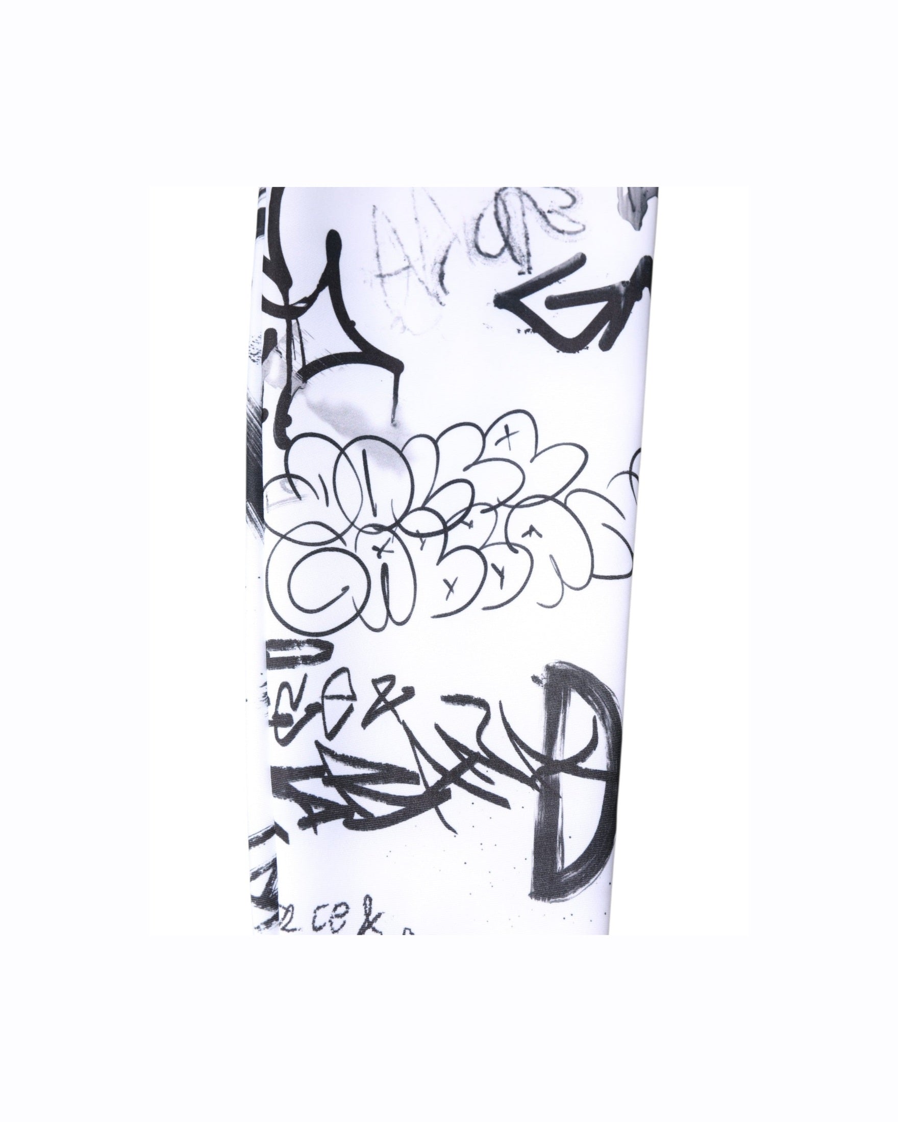 Dolce & Gabbana White Cotton Graffiti Over Calf Stockings Socks Glam Steals