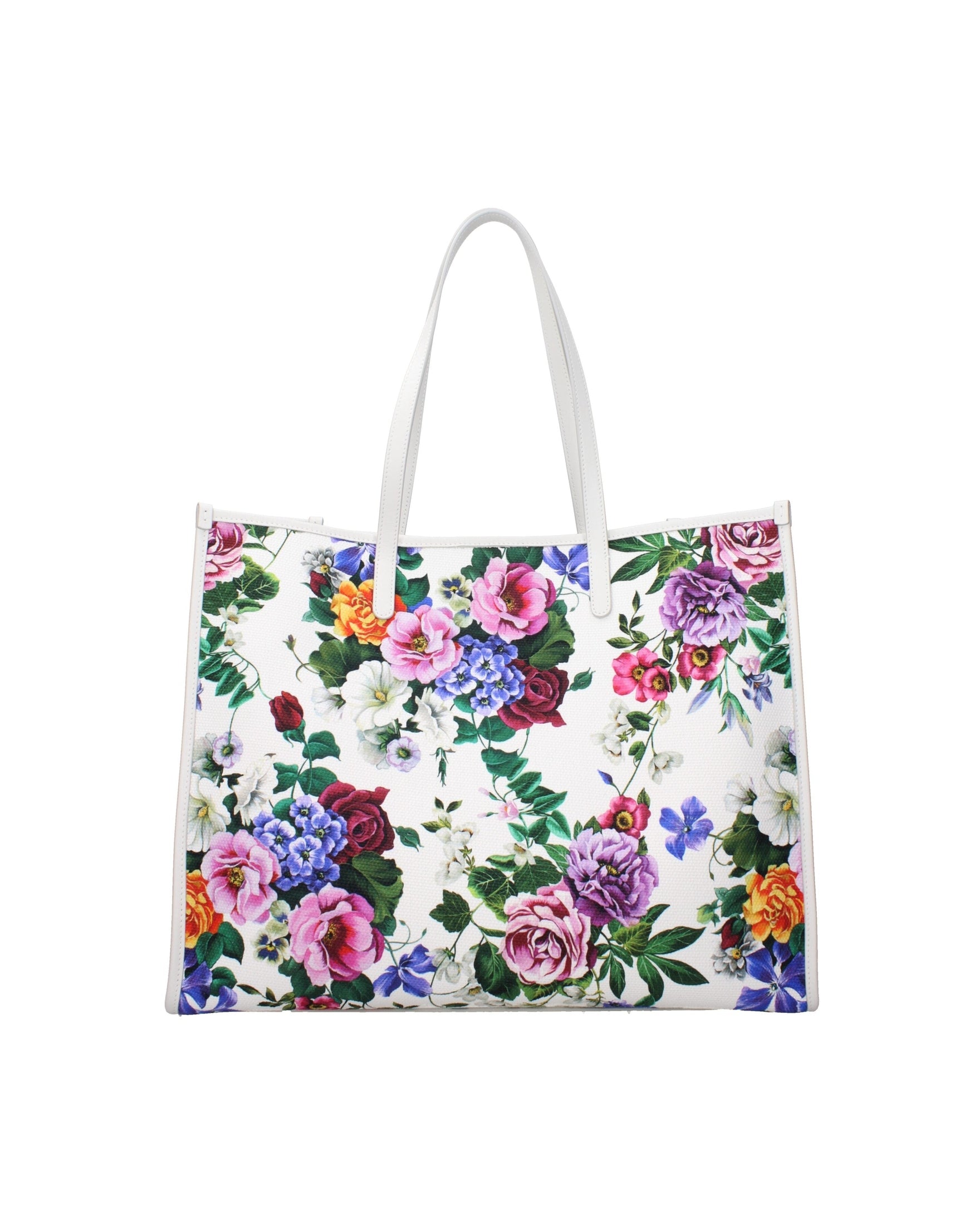 Dolce & Gabbana White Fabric Shoulder Bag Glam Steals