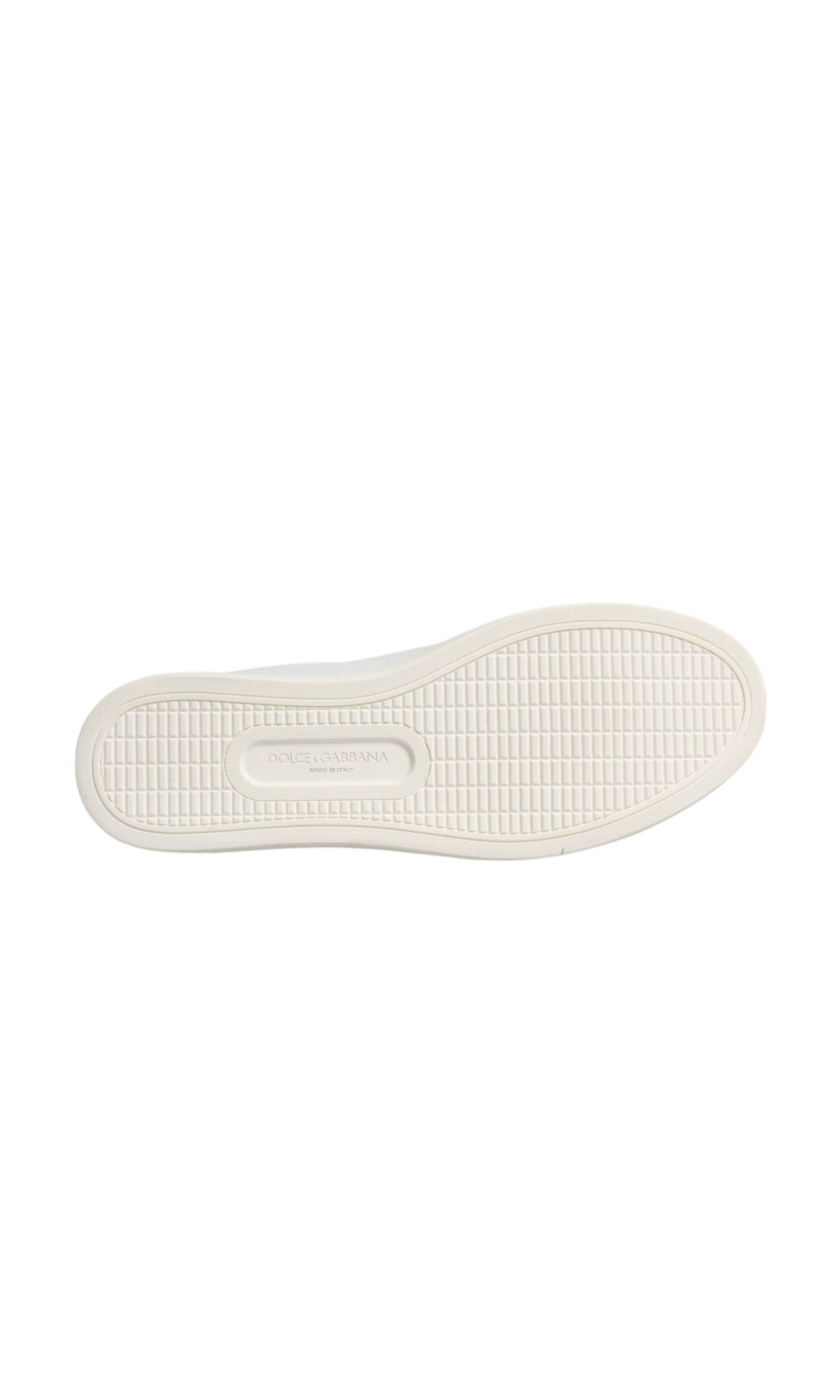Dolce & Gabbana White London Calf Leather Sneakers Shoes Glam Steals