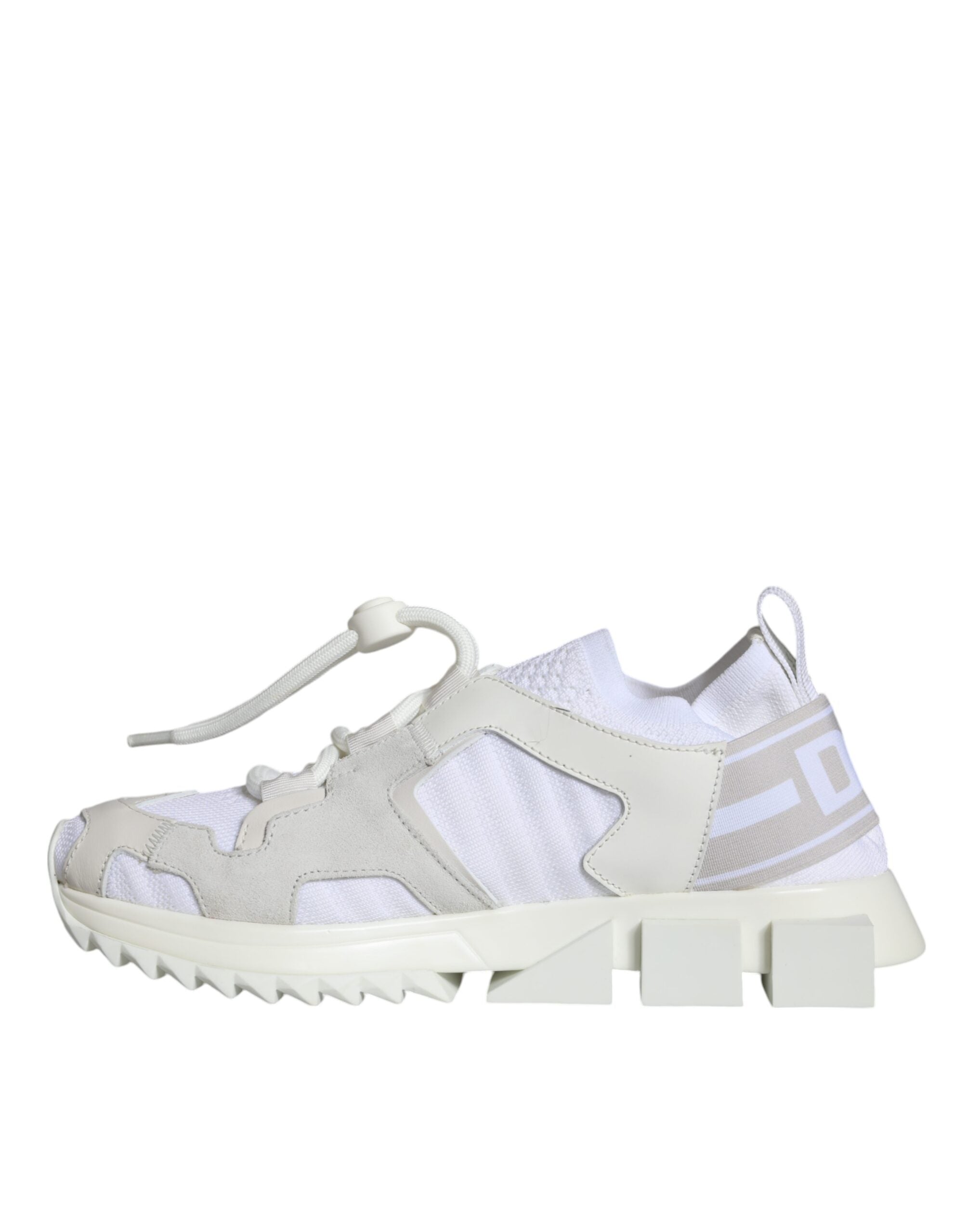 Dolce & Gabbana White Mesh Sorrento Trekking Sneakers Shoes Glam Steals