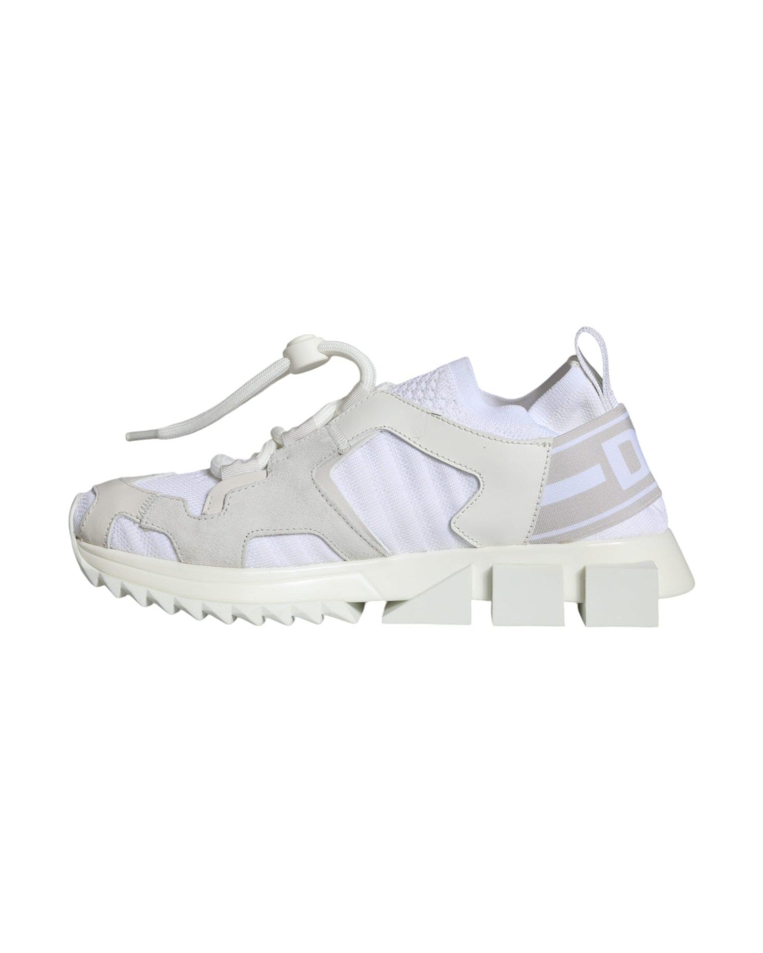 Dolce & Gabbana White Mesh Sorrento Trekking Sneakers Shoes Glam Steals
