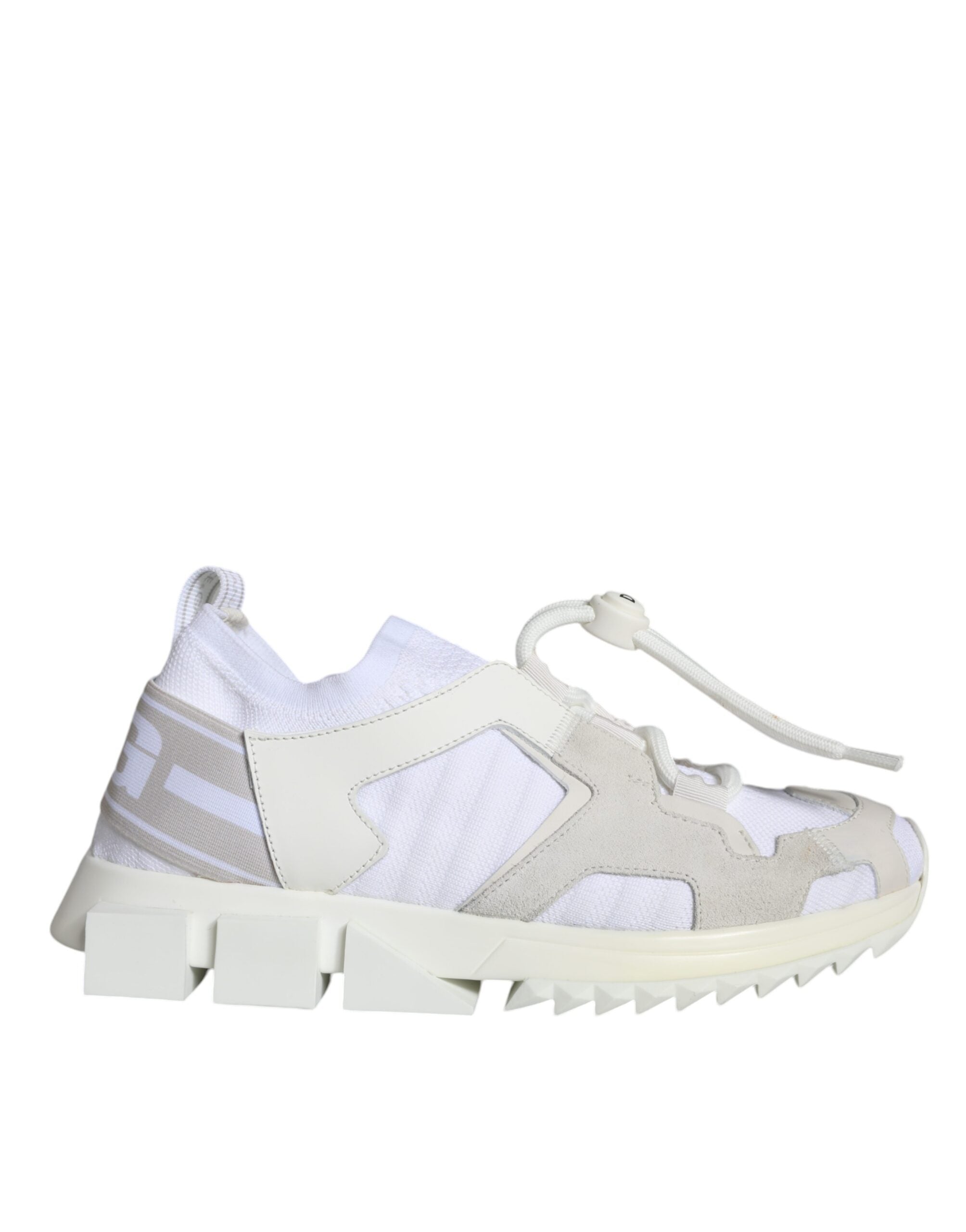 Dolce & Gabbana White Mesh Sorrento Trekking Sneakers Shoes Glam Steals