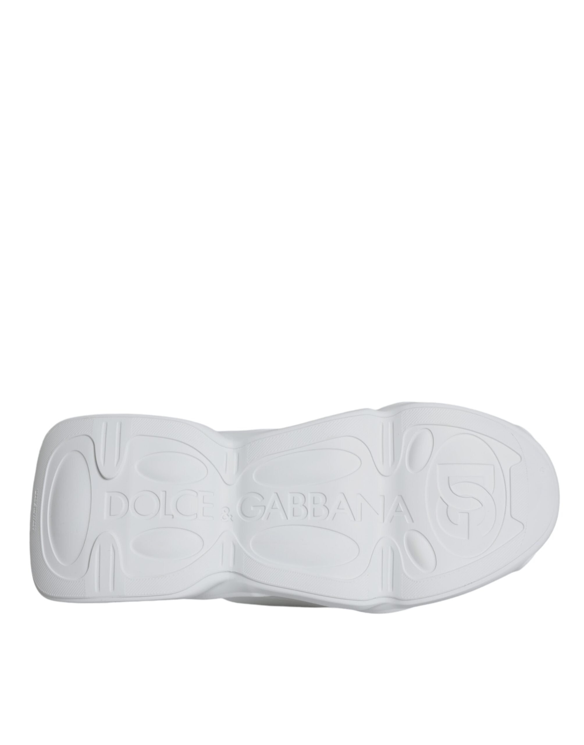 Dolce & Gabbana White Padded Fabric Low Top Sneakers Shoes Glam Steals