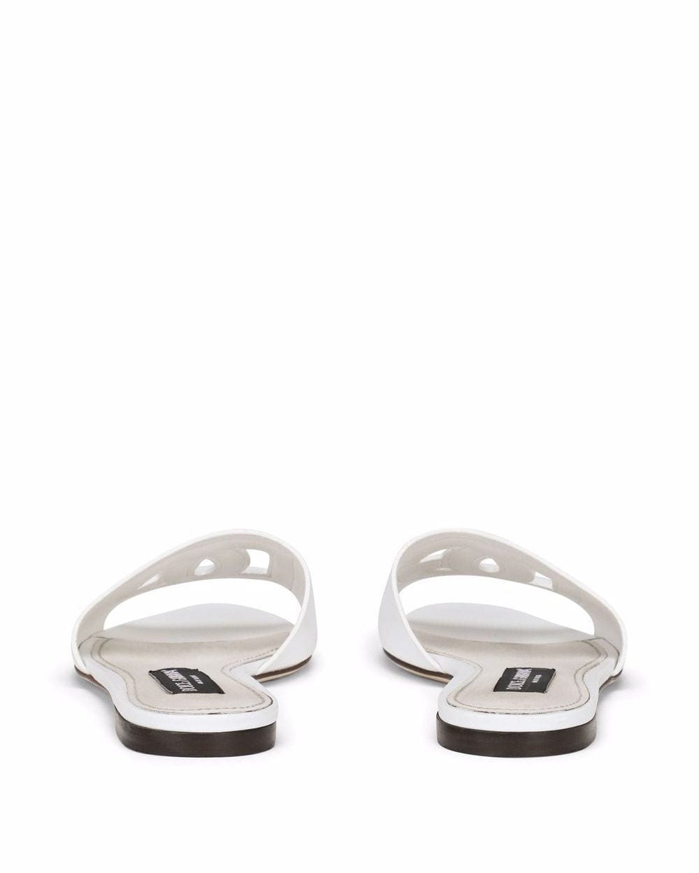 Dolce & Gabbana White Sandals Flats