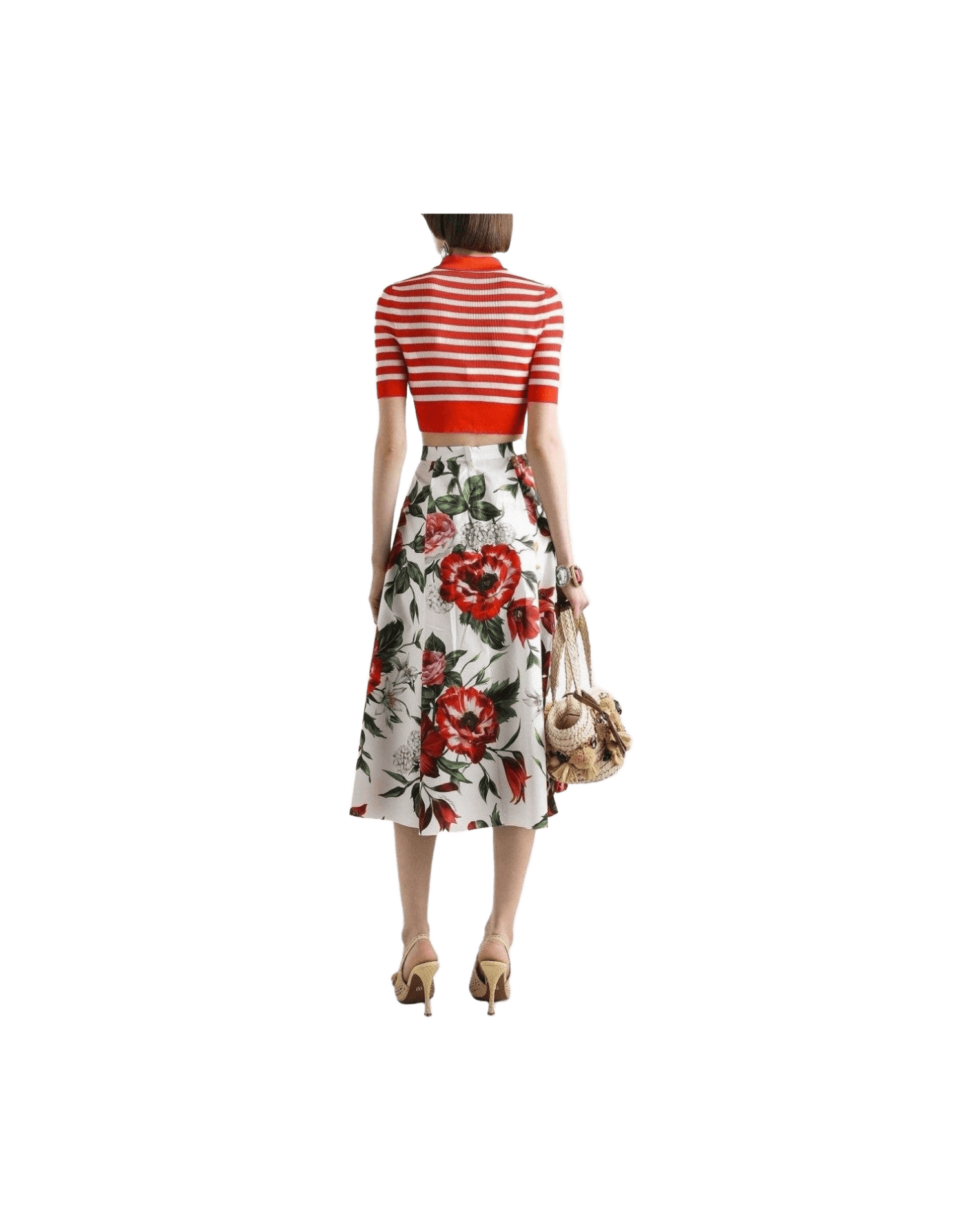 Dolce & Gabbana White Skirt Glam Steals