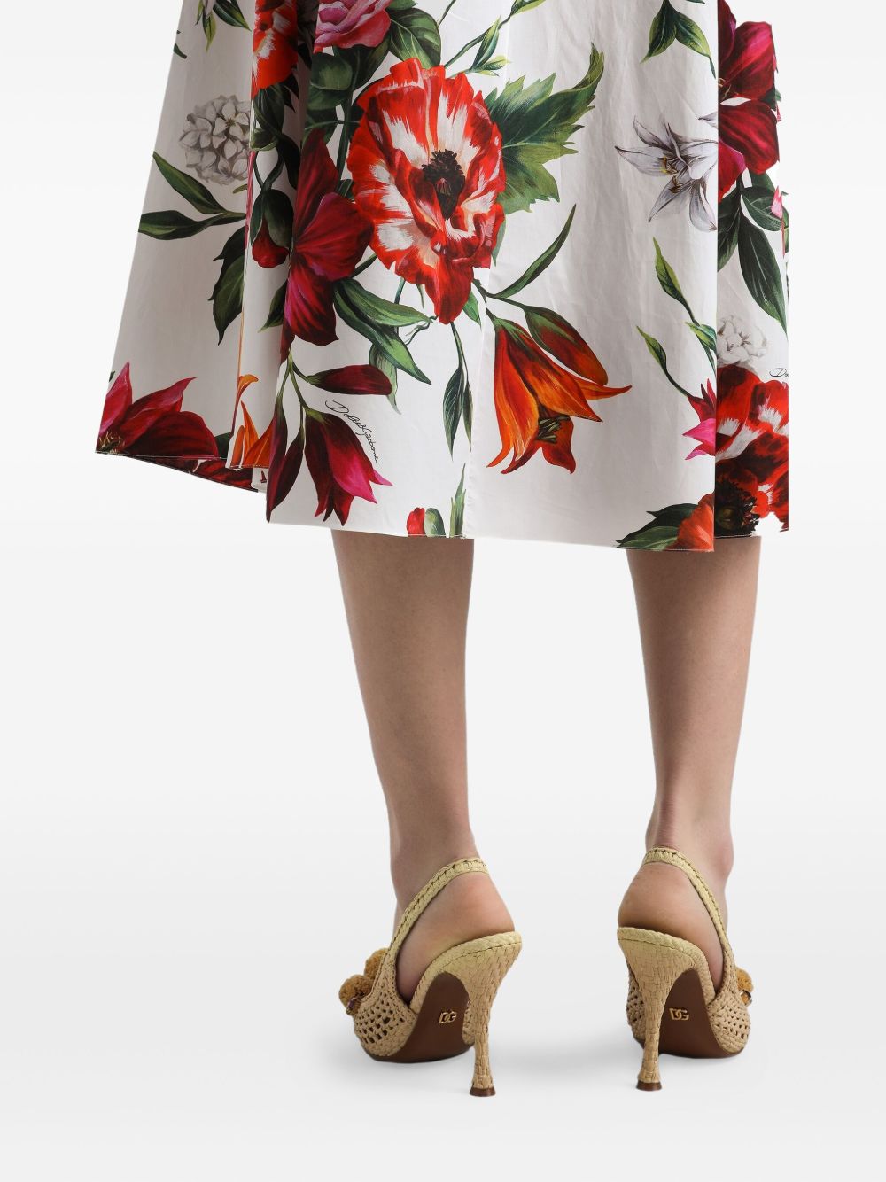 Dolce & Gabbana White Skirt Glam Steals