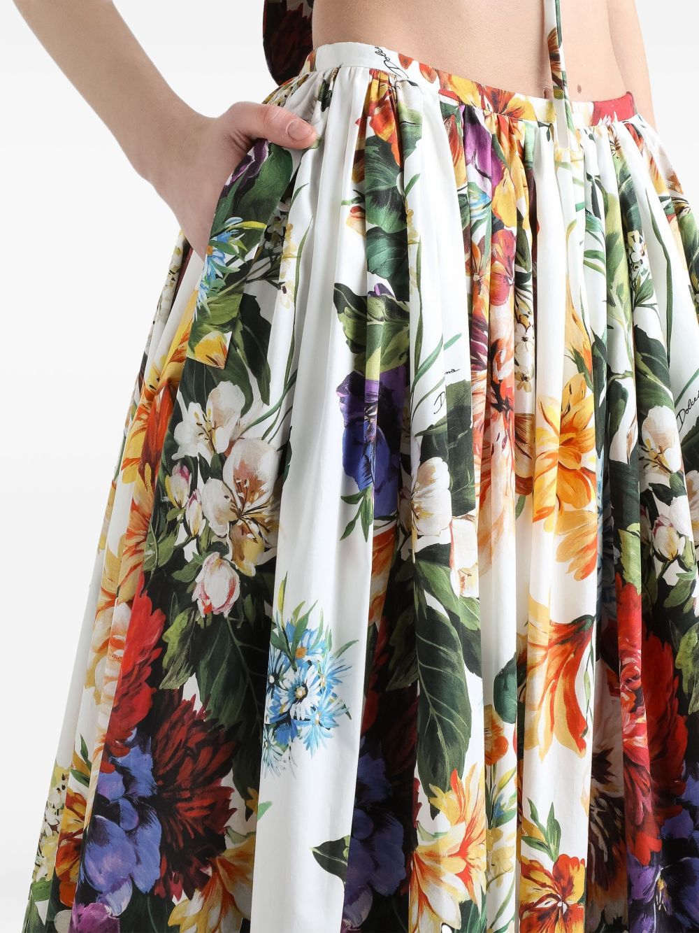 Dolce & Gabbana White Skirt Glam Steals