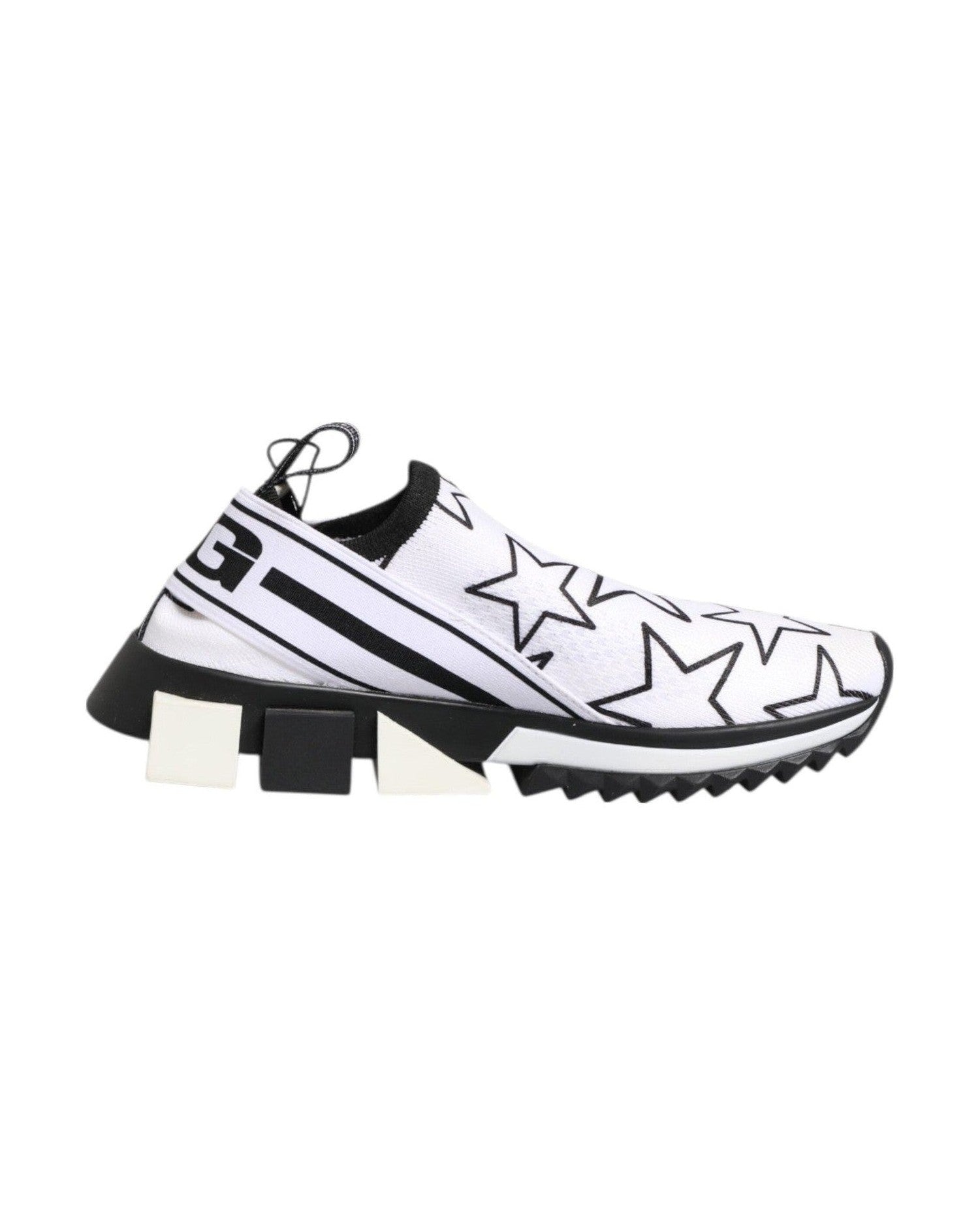 Dolce & Gabbana White Stars Sorrento Low Top Sneakers Shoes Glam Steals