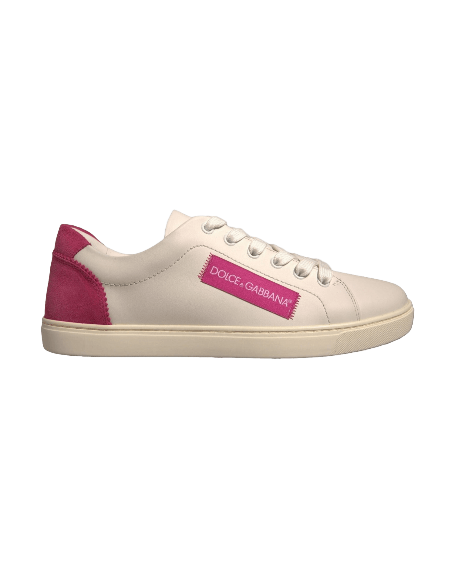 Dolce & Gabbana White Suede Leather Low Top Sneakers Shoes Glam Steals