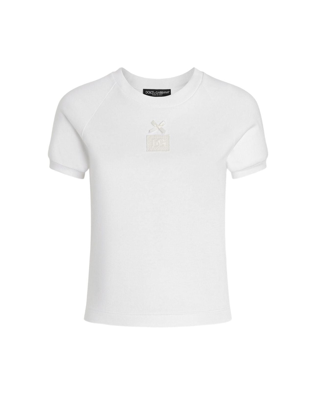 Dolce & Gabbana White T-shirt Glam Steals