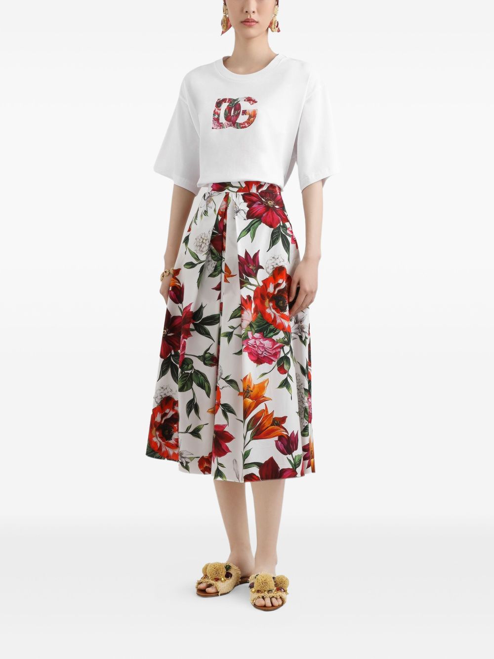 Dolce & Gabbana White T-shirt Glam Steals