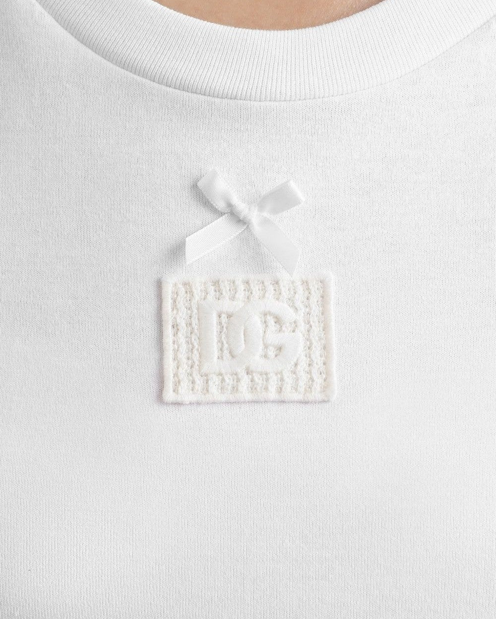 Dolce & Gabbana White T-shirt Glam Steals