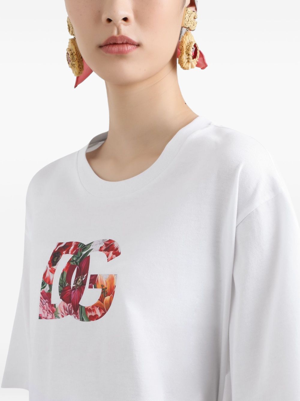 Dolce & Gabbana White T-shirt Glam Steals