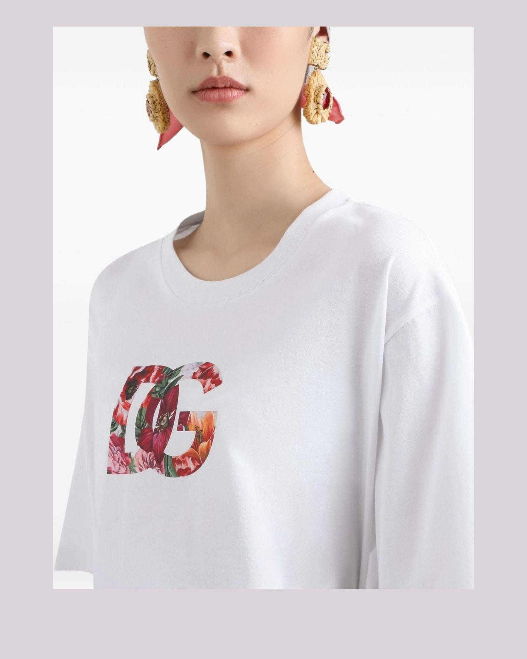 Dolce & Gabbana White T-shirt Glam Steals