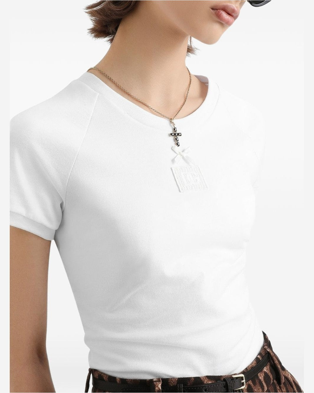 Dolce & Gabbana White T-shirt Glam Steals