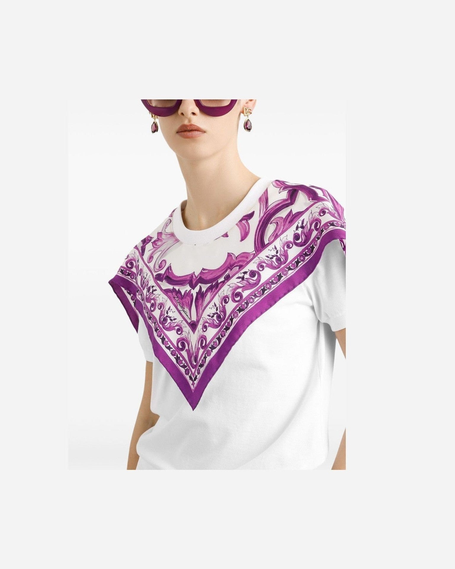 Dolce & Gabbana White T-shirt and Polo Glam Steals