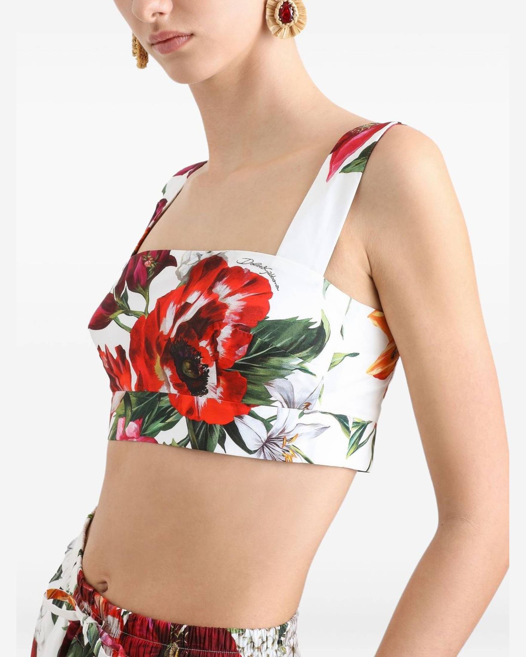 Dolce & Gabbana White Top Glam Steals