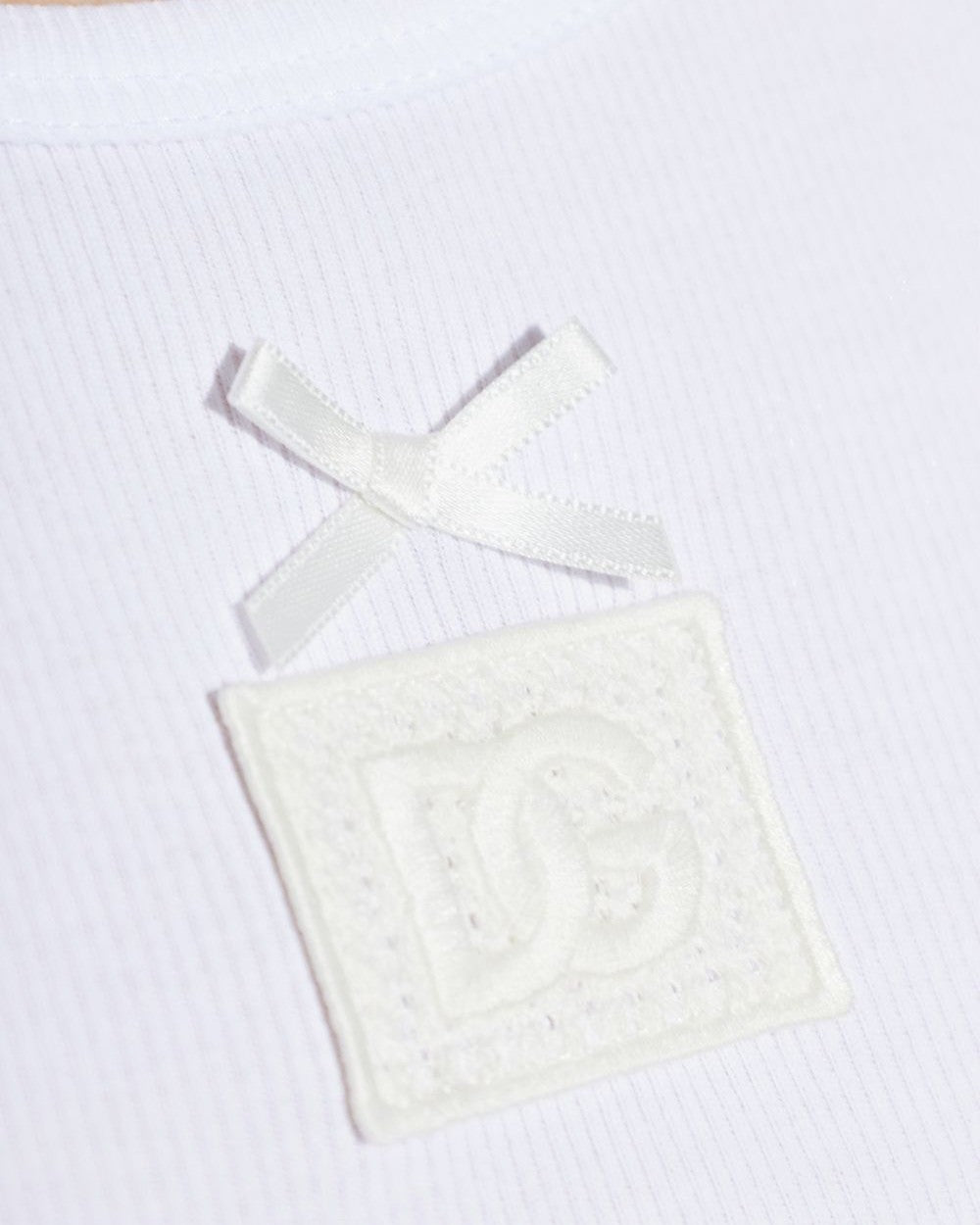 Dolce & Gabbana White Top Topwear