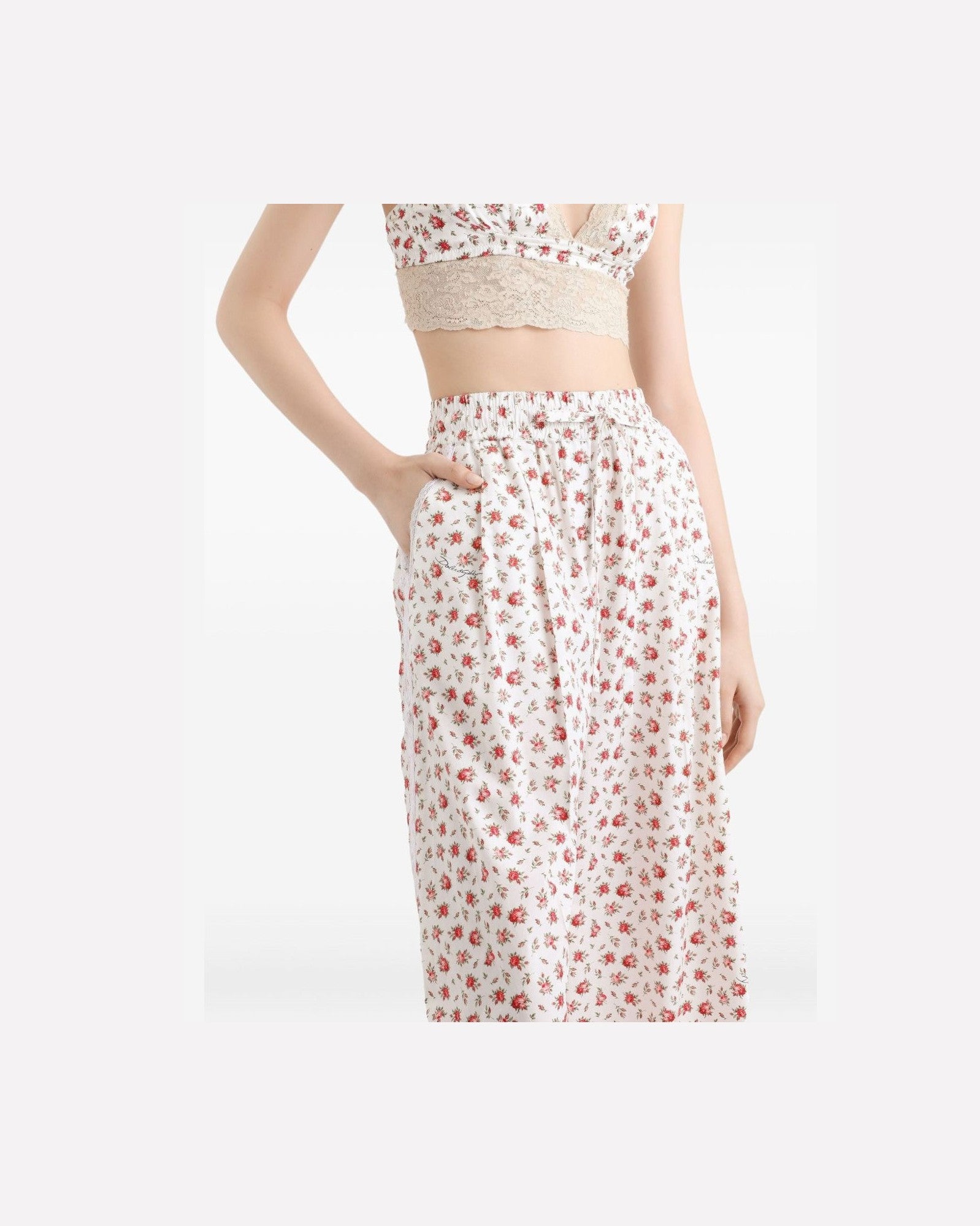 Dolce & Gabbana White Trouser Trousers