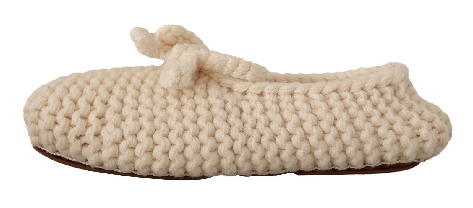 Dolce & Gabbana Wool Chic Knit Ballerina Flats Glam Steals