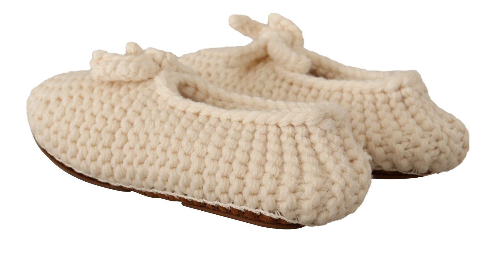 Dolce & Gabbana Wool Chic Knit Ballerina Flats Glam Steals