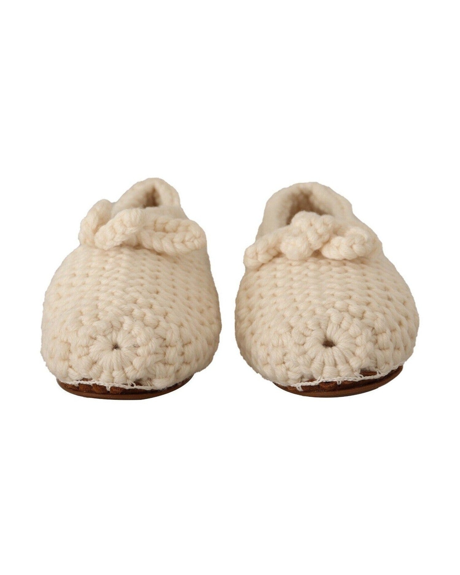 Dolce & Gabbana Wool Chic Knit Ballerina Flats Glam Steals