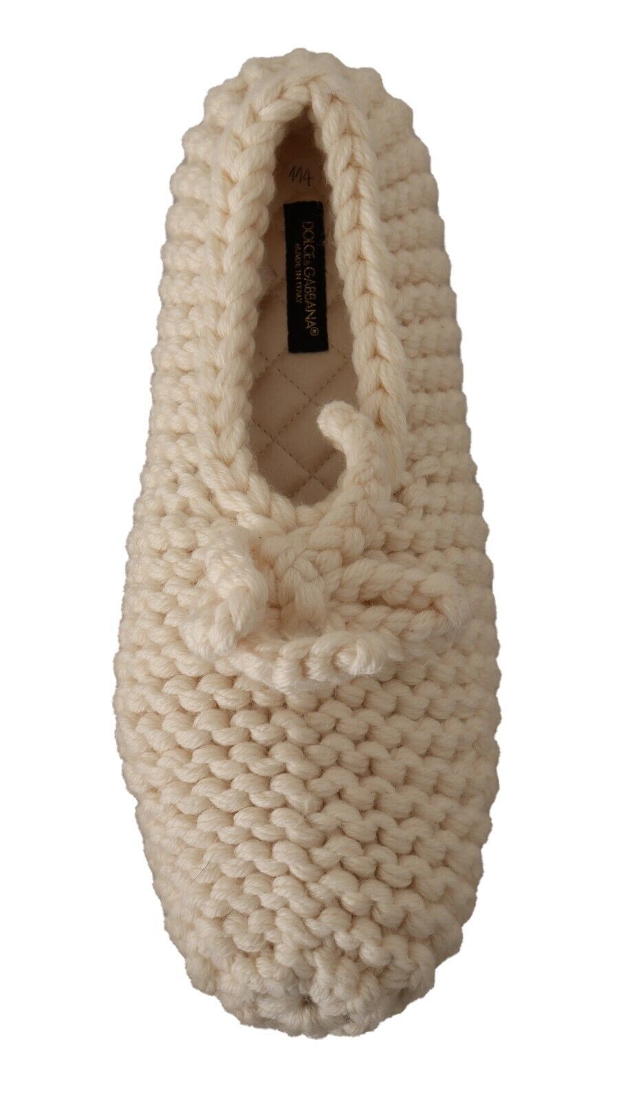 Dolce & Gabbana Wool Chic Knit Ballerina Flats Glam Steals