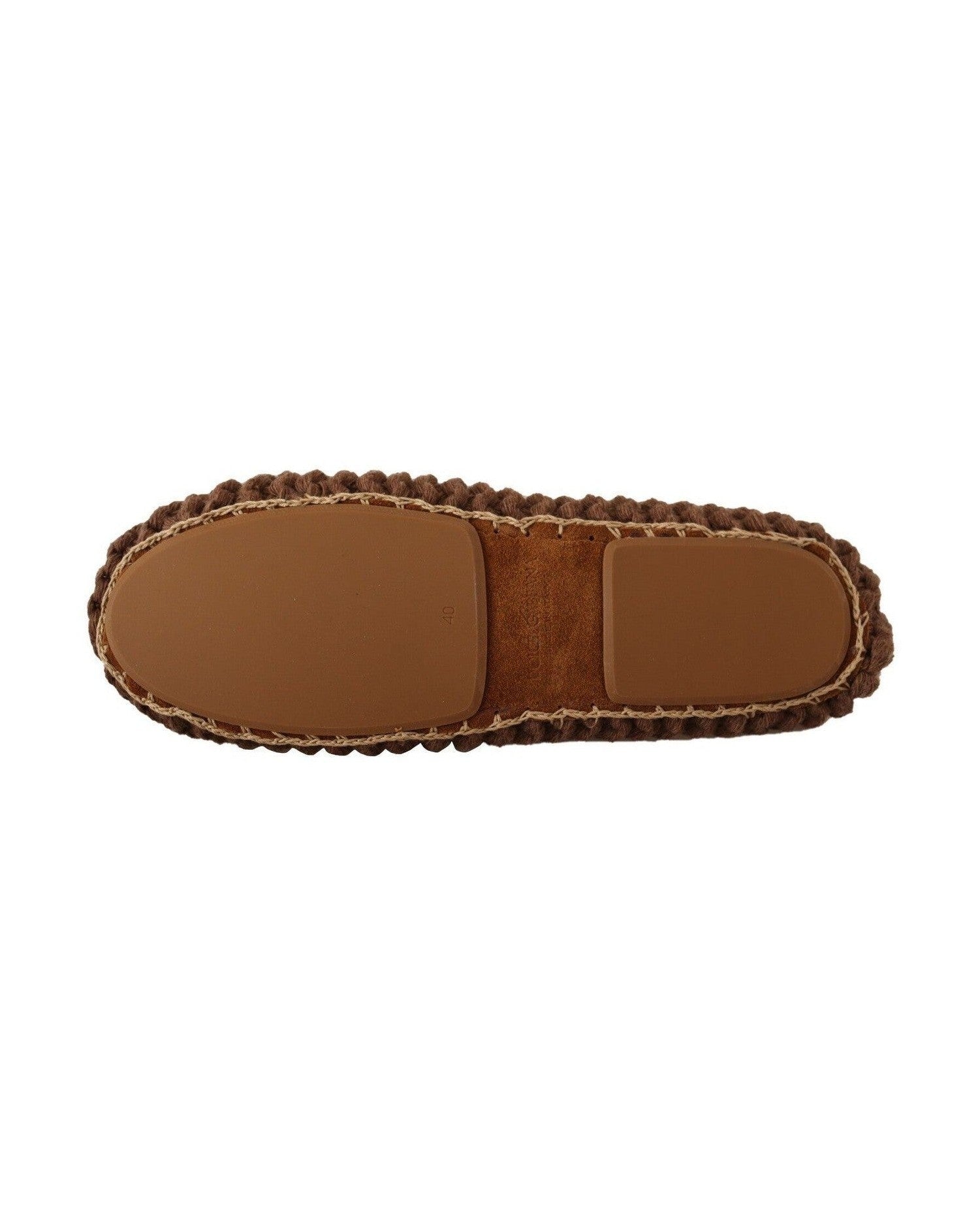 Dolce & Gabbana Wool Elegant Knit Ballerina Flats Glam Steals