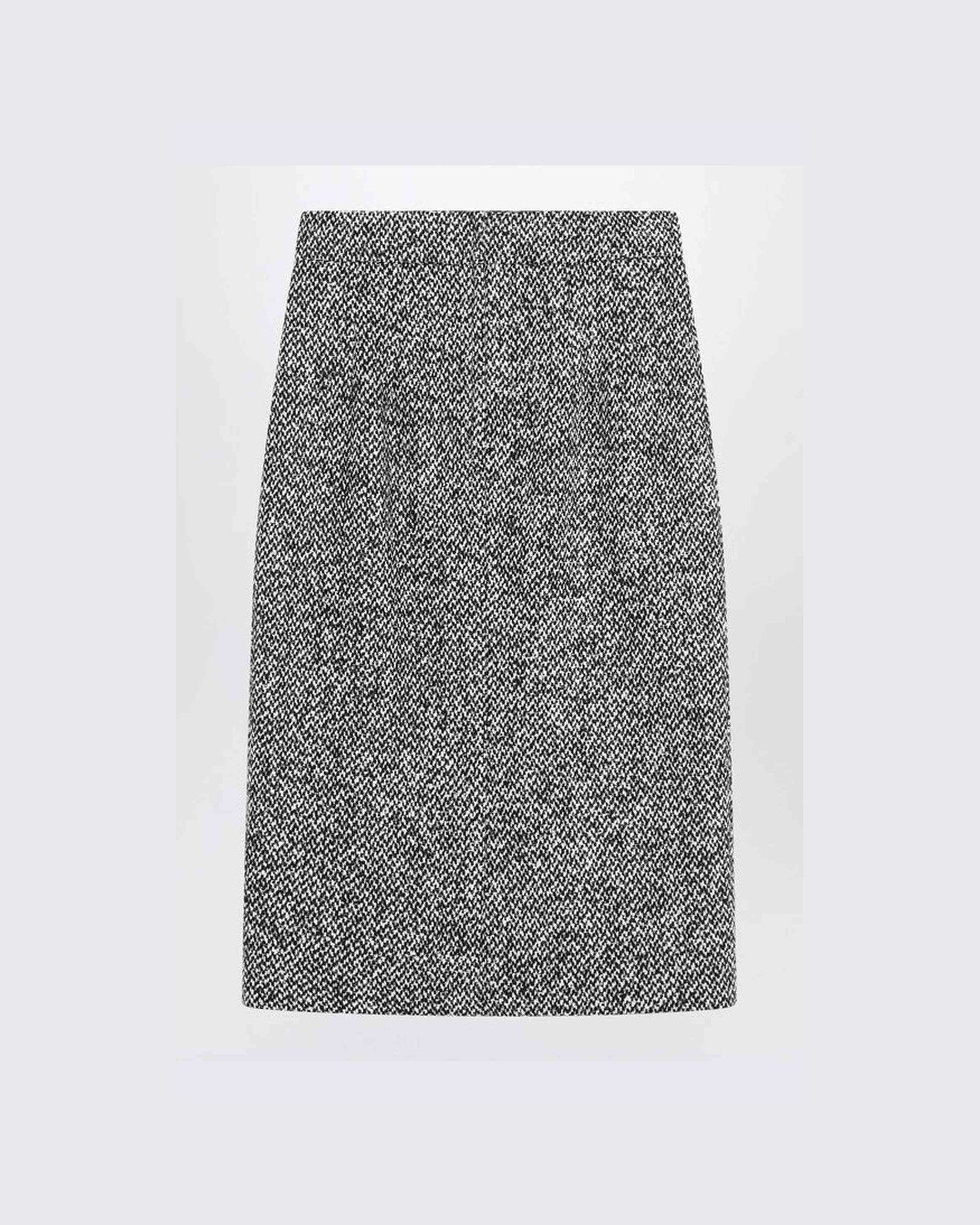 Dolce & Gabbana Wool Pencil Skirt in Speckled Blend Glam Steals