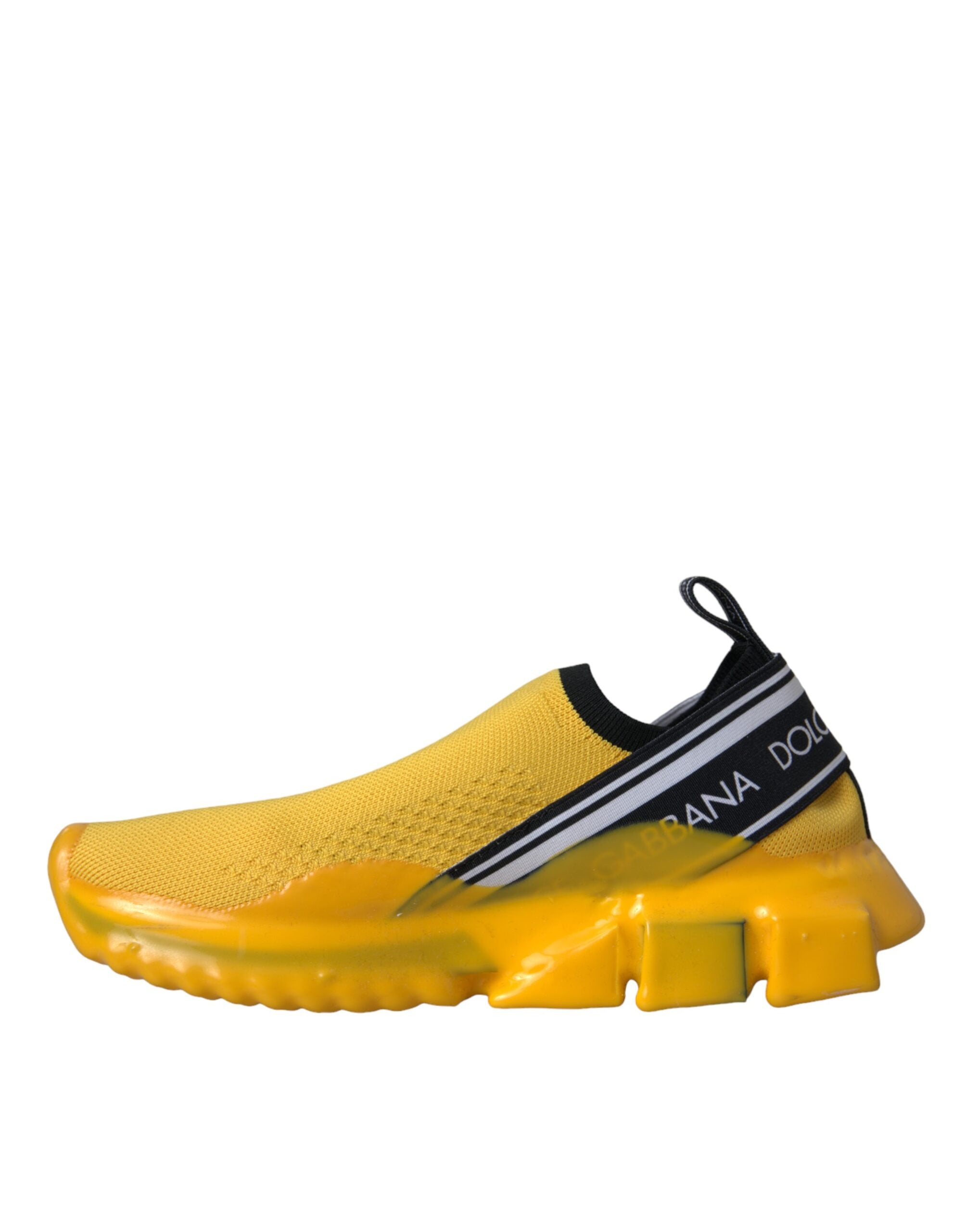 Dolce & Gabbana Yellow Sorrento Slip On Sneakers Women Shoes Glam Steals