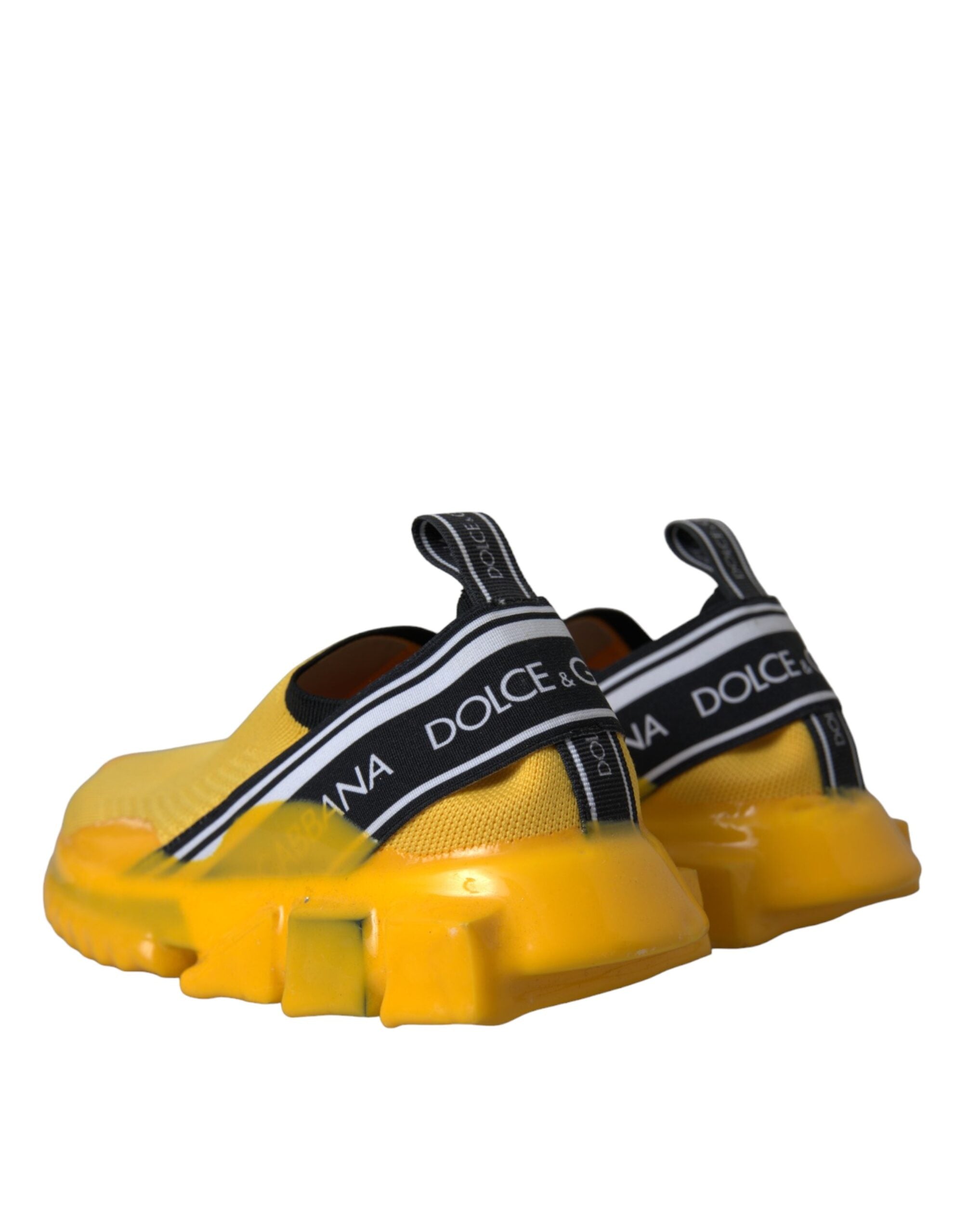 Dolce & Gabbana Yellow Sorrento Slip On Sneakers Women Shoes Glam Steals