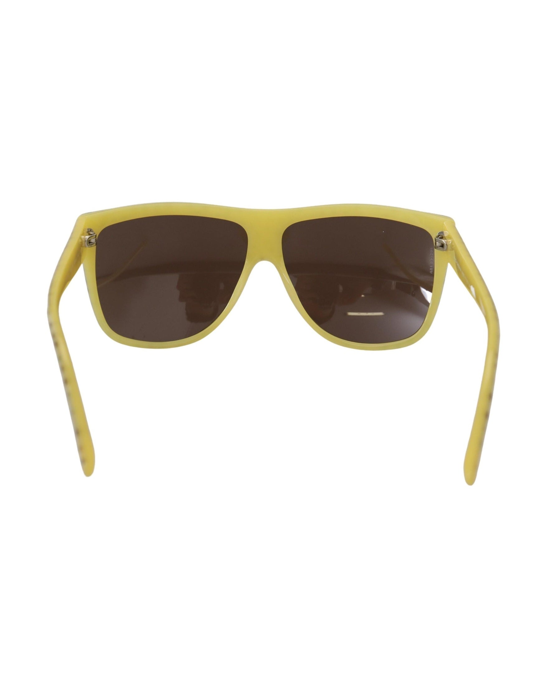 Dolce & Gabbana Yellow Stars Acetate Square Sunglasses Glam Steals