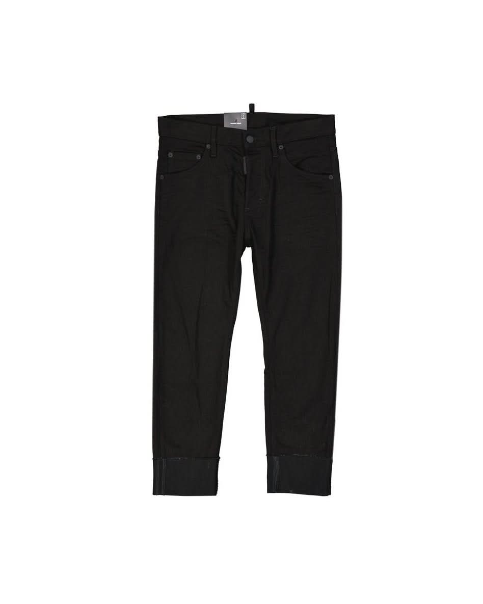 Dsquared² Black Cotton Denim Jeans Jeans