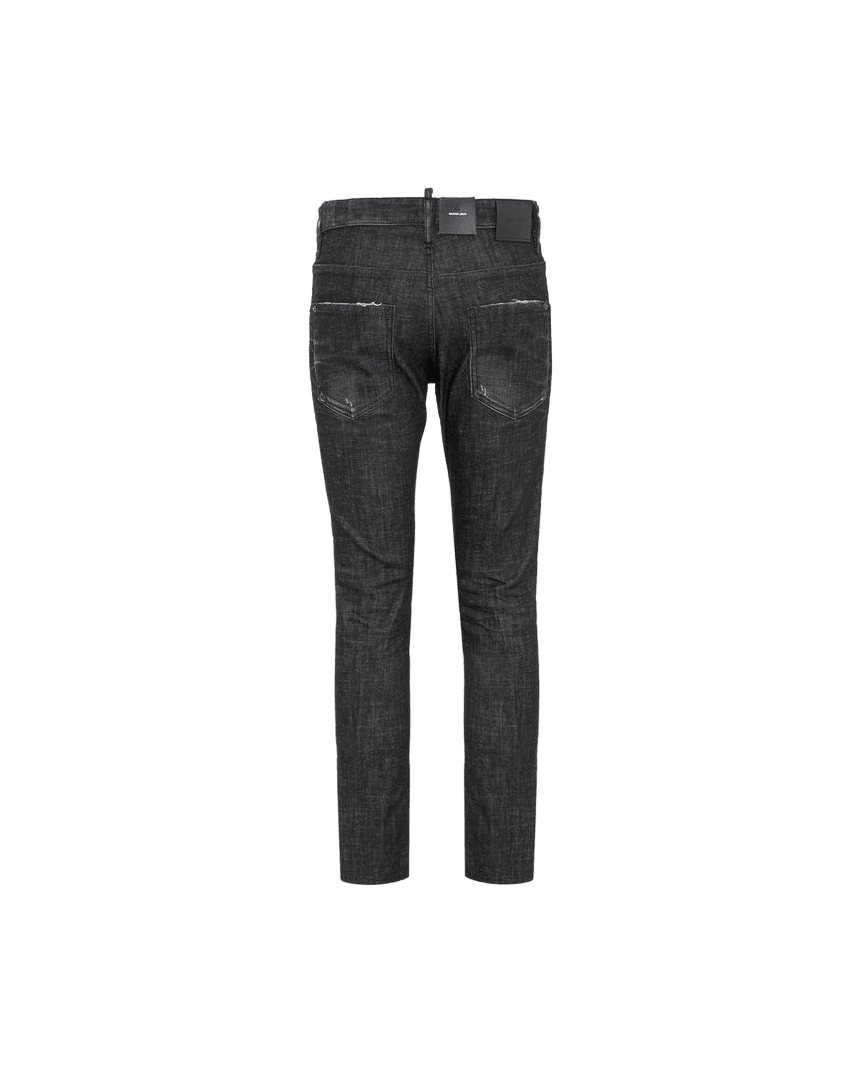 Dsquared² Black Cotton Jeans Denim Glam Steals