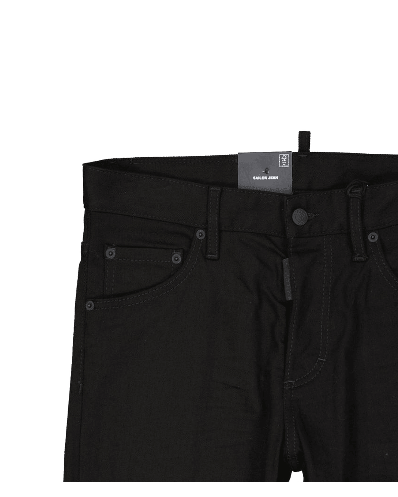 Dsquared² Black Cotton Jeans Denim Glam Steals